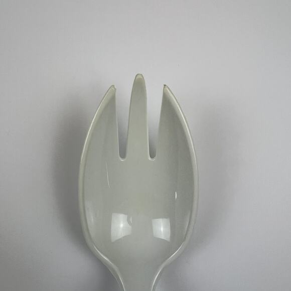 VTG Tailor Made White Plastic Kitchen Utensil Set of 3 Spoon, Ladle, Spoon Fork - Picture 8 of 10